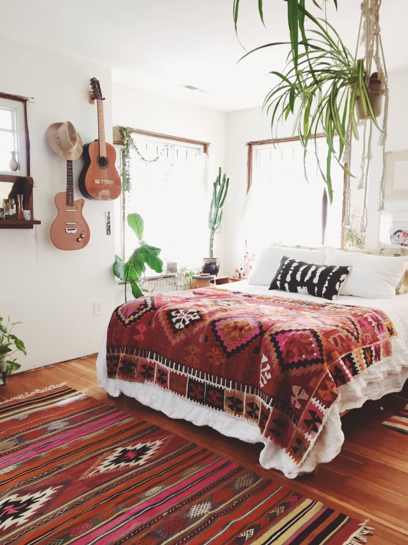 Boho Rooms Where Prints and Patterns Take Center Stage
