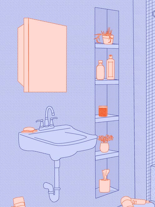 illustration of a bathroom