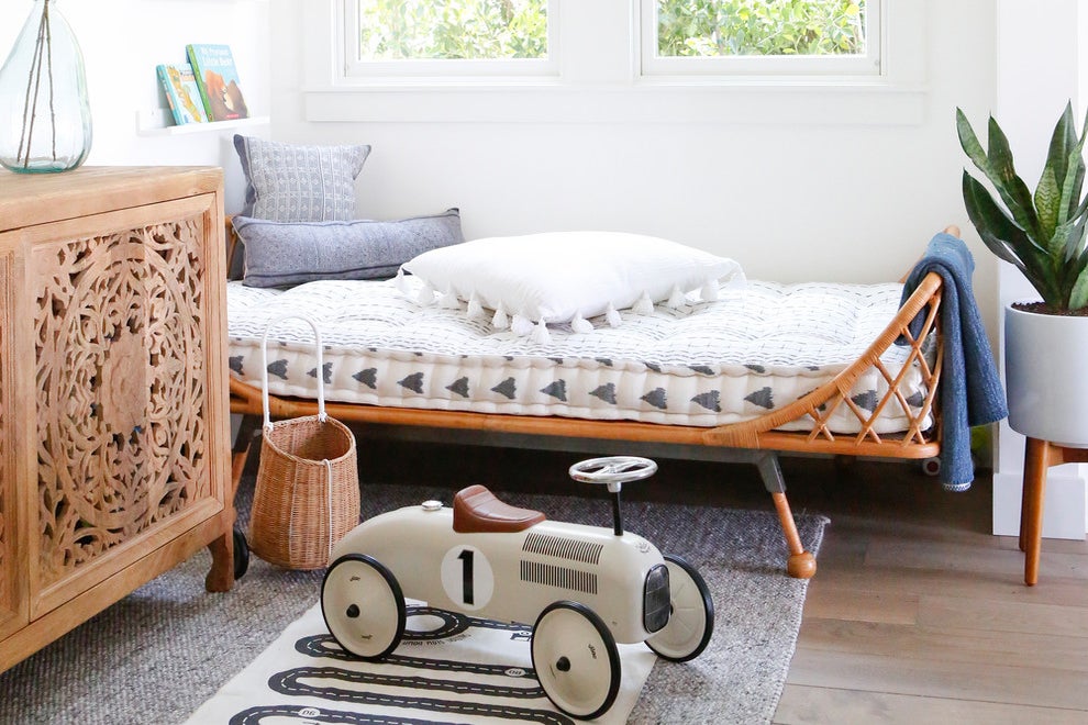 kids room with car toy