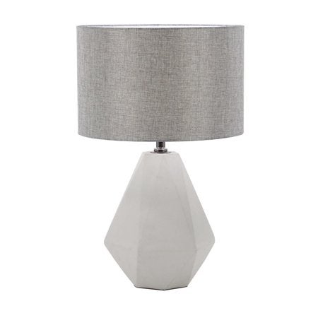 table lamp with concrete base
