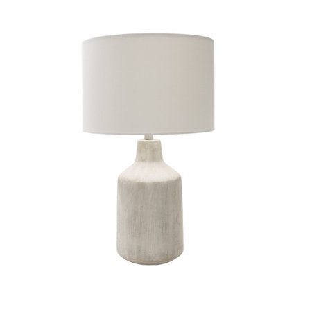 Elegant Painted Concrete Base Table Lamp