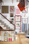 Donald Robertson Staircase Gallery Wall