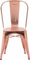 The Modern Dining Room For The Fashionable Girl rose gold chair