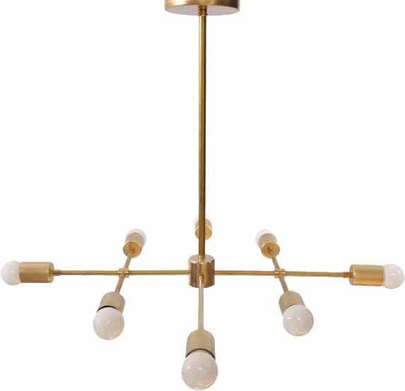 The Modern Dining Room For The Fashionable Girl  Brass Pendant Light