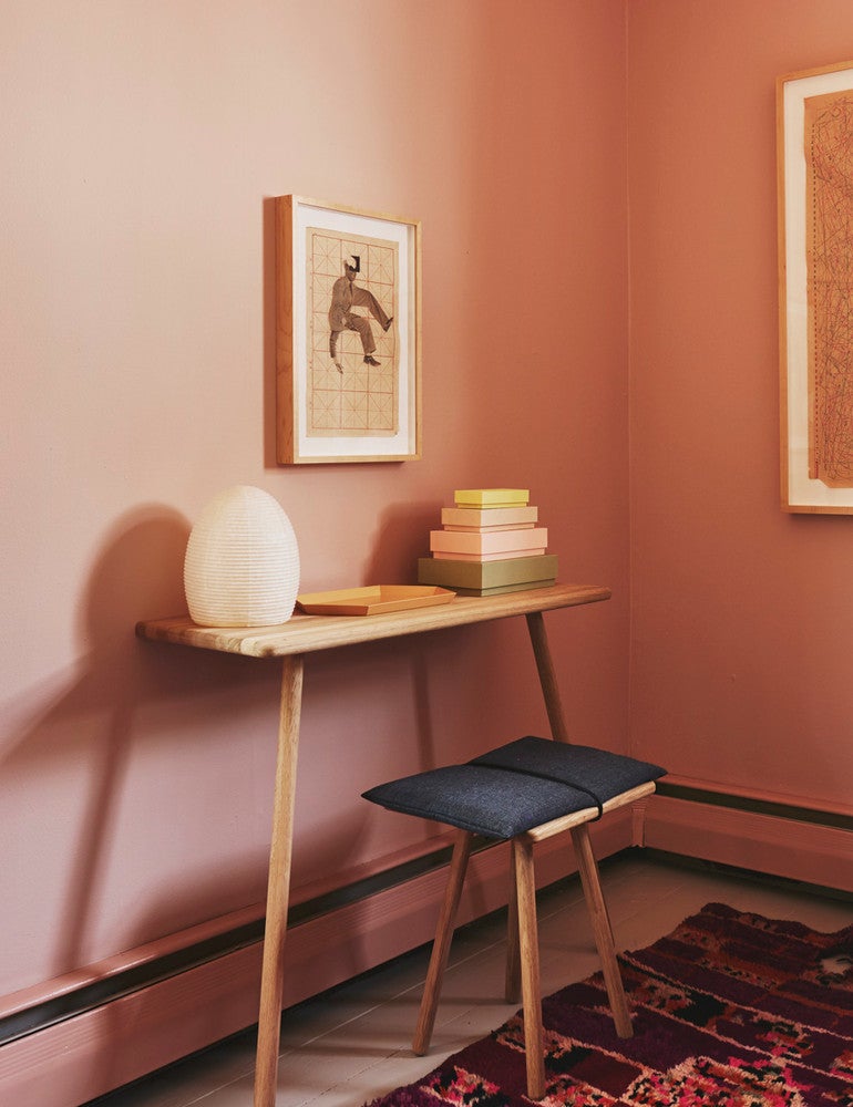 Orange and Pink Entryway