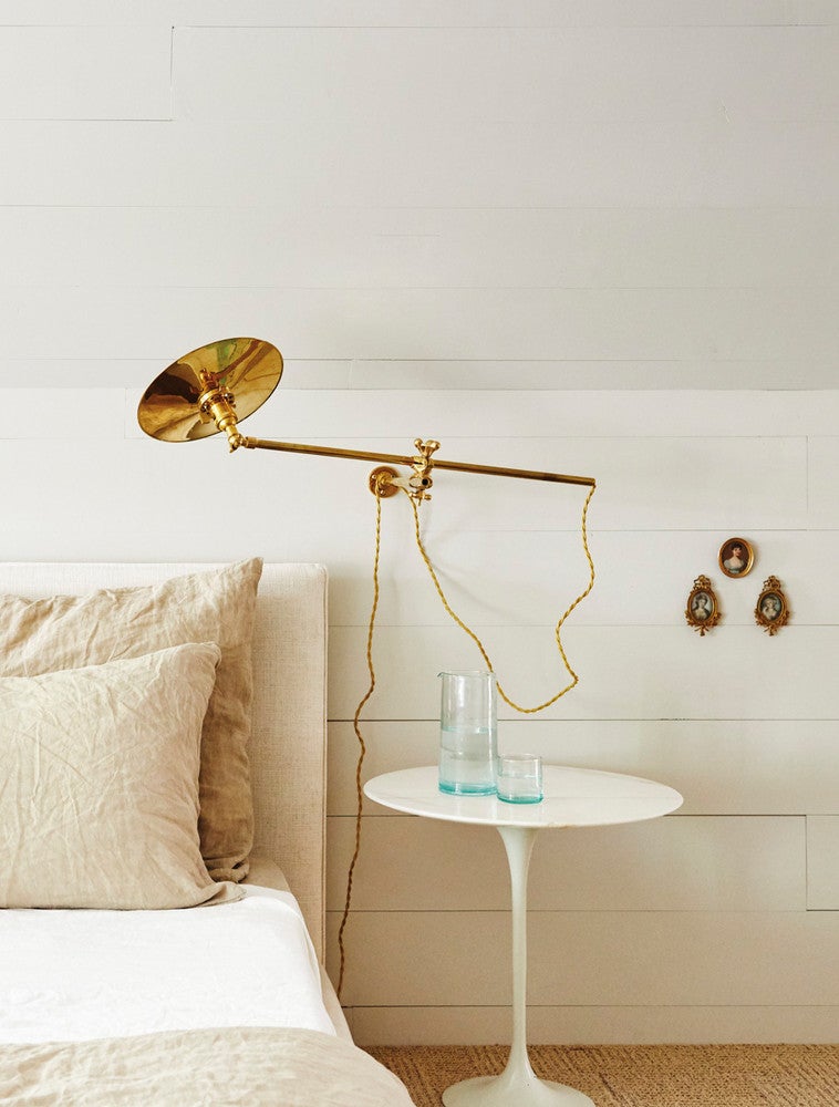 Gold and White Bedroom