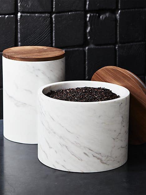 Ross Cassidy’s Collab With CB2 Is A Minimalist’s Dream: Ishi Marble Canisters