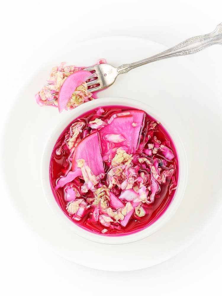 Think Pink: 10 Recipes Inspired By This Season’s Hottest Color - pickled slaw