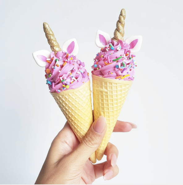 Unicorn Food is Real and as Magical as it Sounds: Unicorn Cake Cones