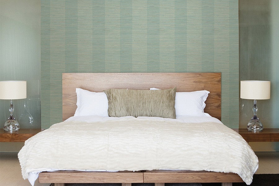 Bedroom Color Tricks For Falling Asleep Faster: clean and green