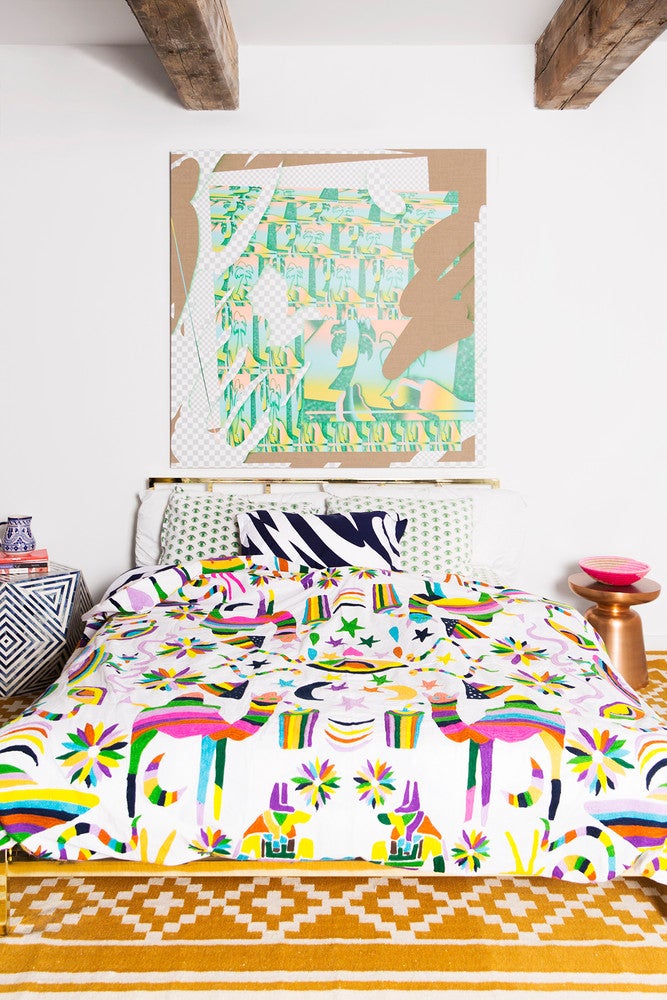 aelfie Oudghiri textile designer bed