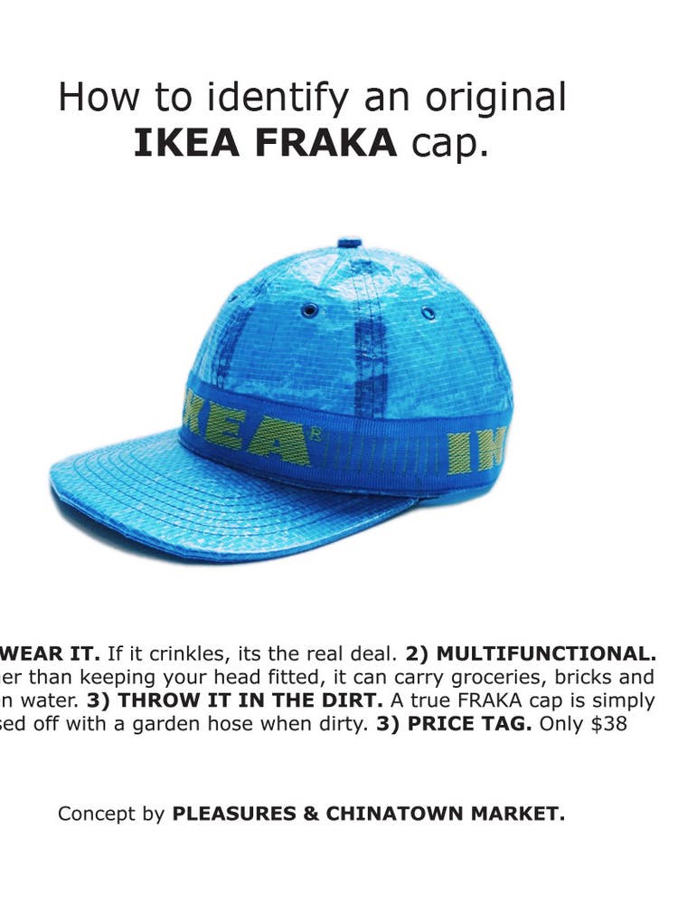 IKEA’s Signature Blue Tote Is Now a Baseball Cap
