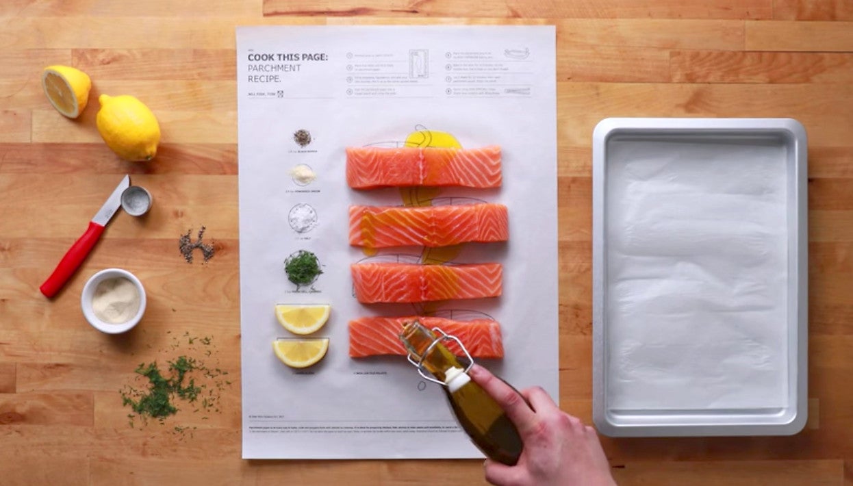 IKEA Just Debuted The Ultimate One-Sheet Cooking Hack "Cookbook"