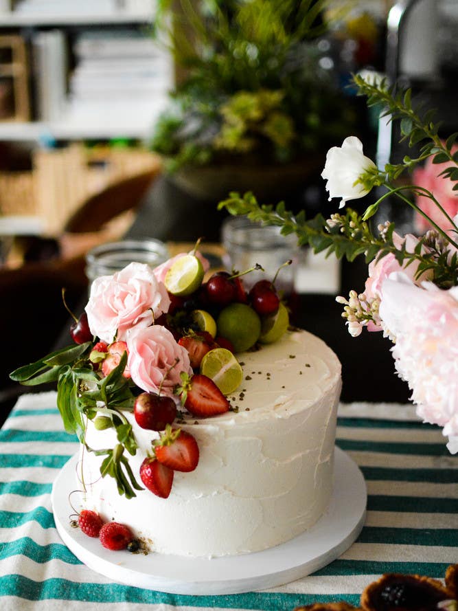 diy bohemian wedding ideas cake