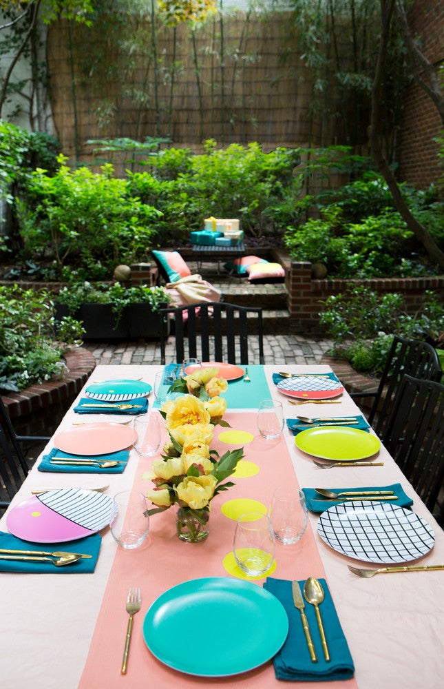 Throw the Party of the Summer With Colorful Tableware You Can Customize in Just a Few Clicks