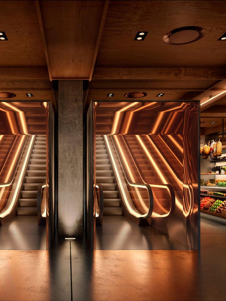 Where You Can Find the Most Instagrammable Escalator in NYC