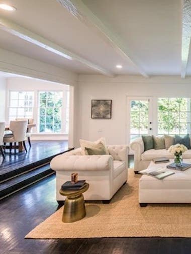 lauren conrad brentwood home living room