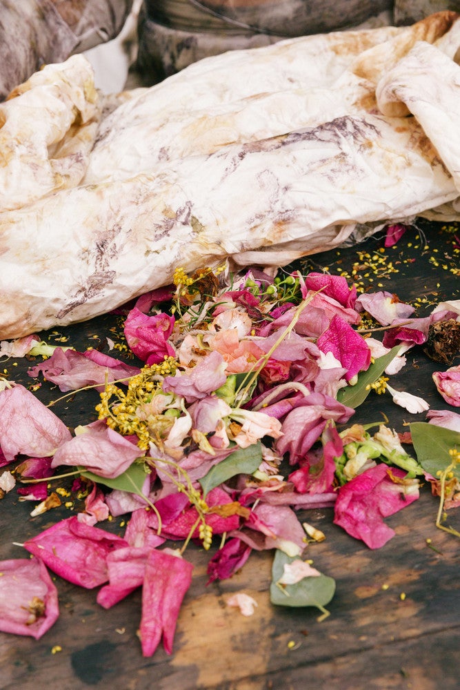See this Textile Designer’s Genius Idea for Repurposing Wedding Bouquets