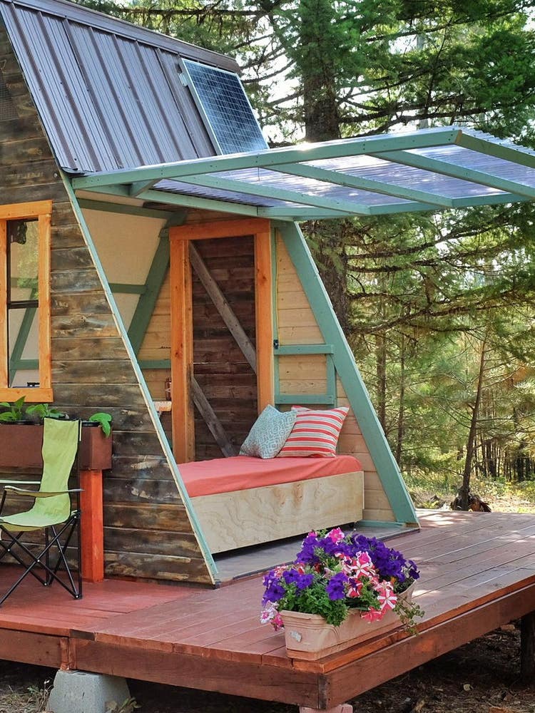 Tour an affordable, sustainable tiny cabin