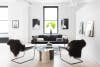 A Monochrome Office in NYC Full of Punchy, Graphic Details