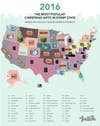 most popular holiday gifts by state 2016