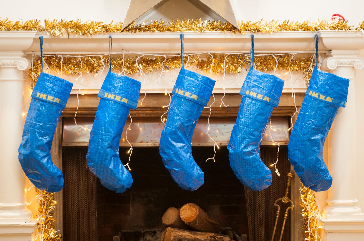ikea frakta bag holiday stockings