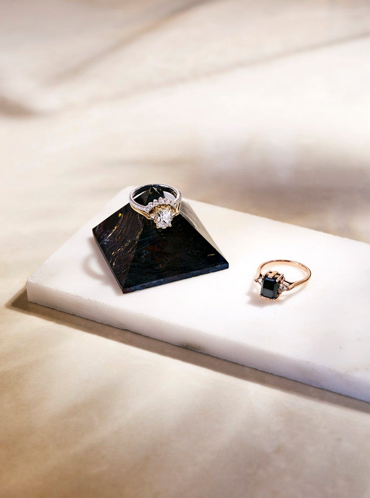 Sculptural, Stackable Engagement Rings For the Modern Bride