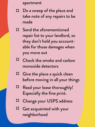 Your First Apartment Checklist Is Here