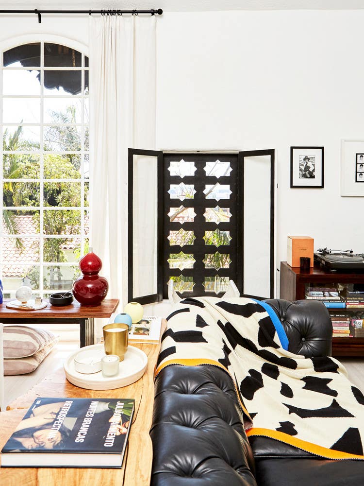 Rock ‘n’ Roll Vibes and Treasured Art Give This LA Home Serious Edge