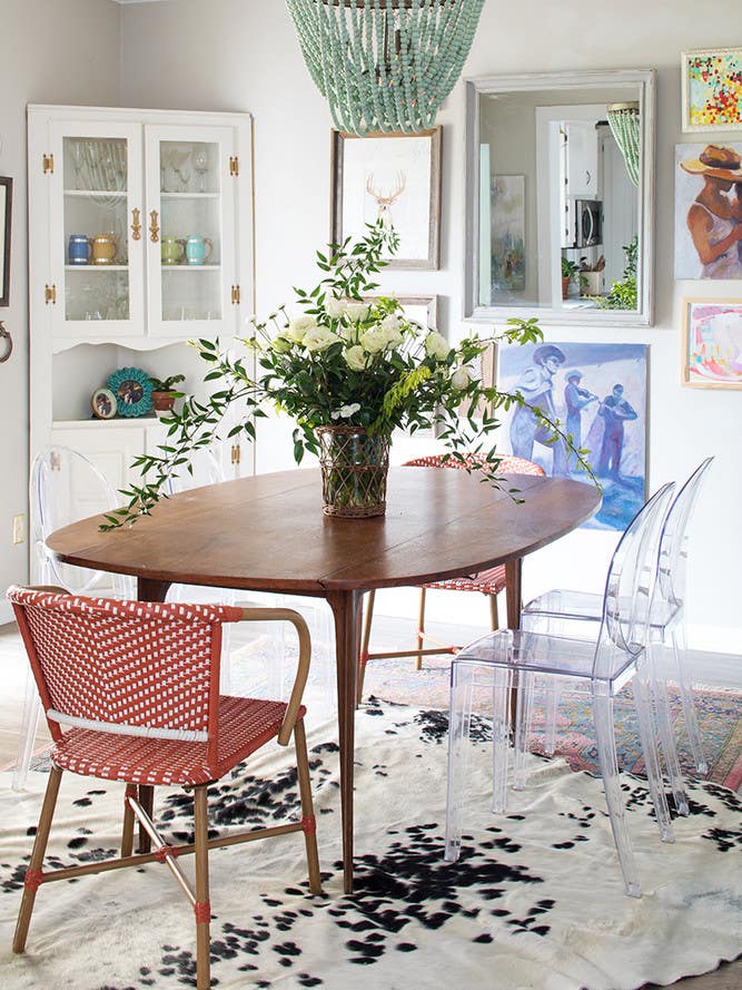 Small Town Charm Meets Cool-Girl Color In This Artist’s Abode