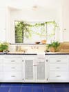Tour the rest of clothing designer Jesse Kamm&#39;s colorful tiled kitchen <a href="https://www.domino.com/content/jesse-kamm-los-angeles-office/">here</a>.&nbsp;