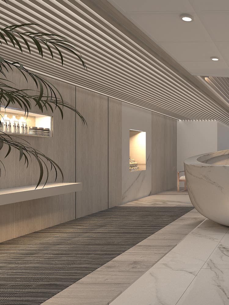 The Most High Design Spa Actually Exists on a Cruise Ship