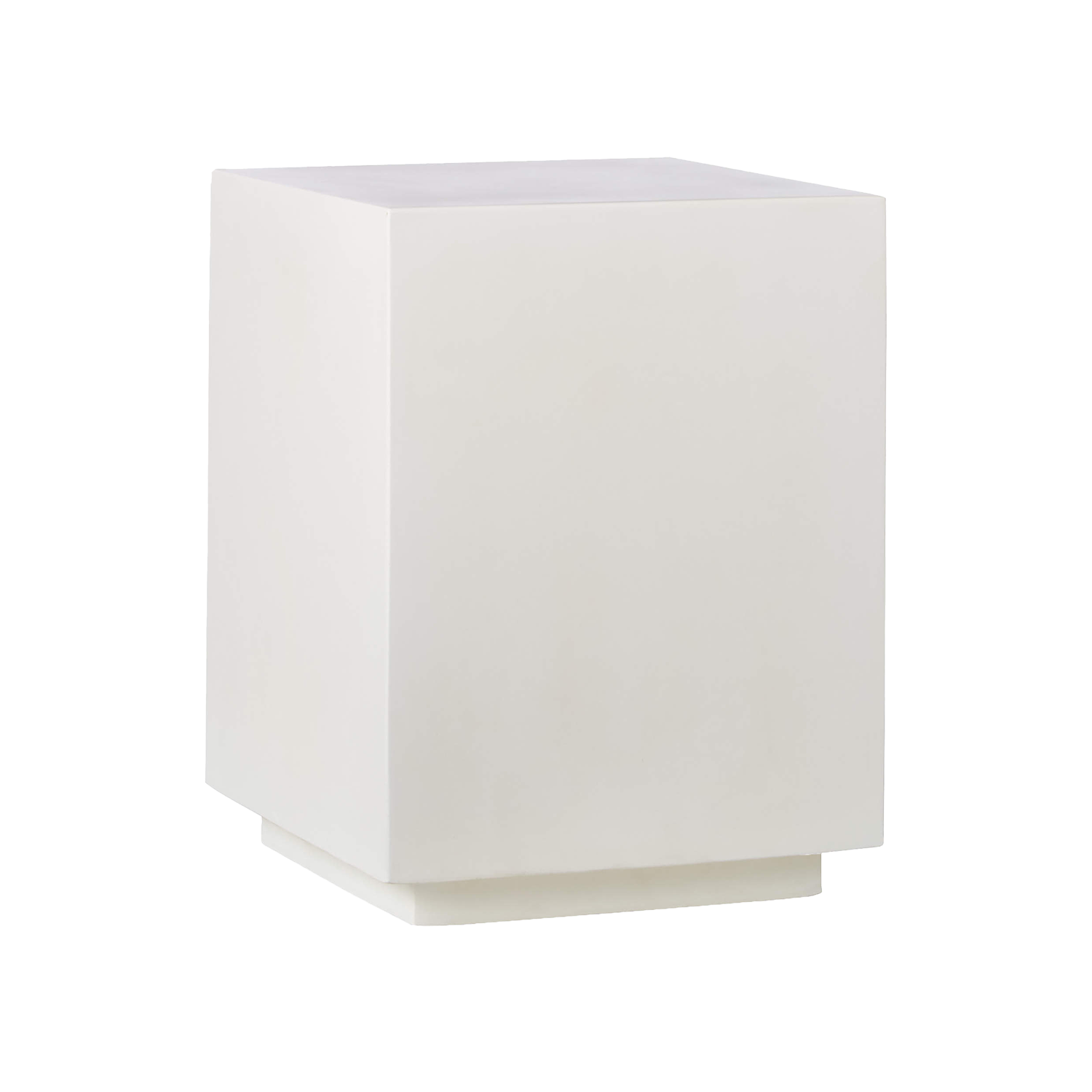 Cement Ivory Side Table by CB2