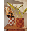 Checkerboard Planter Pot