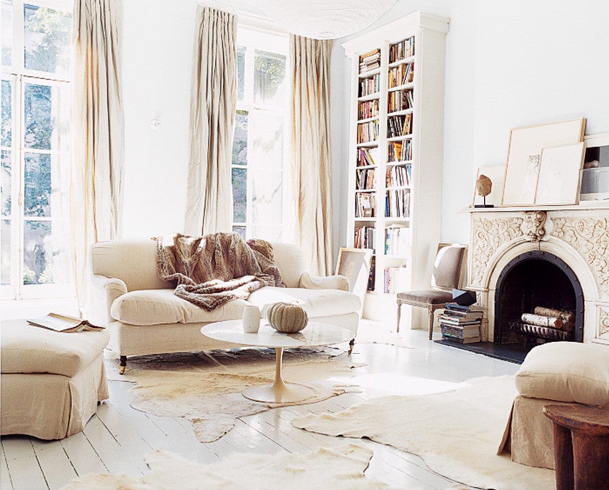 White Living room