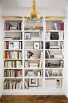 West Village Townhouse Alison Cayne White Home library
