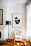 West Village Townhouse Alison Cayne White Living room
