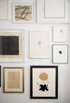 West Village Townhouse Alison Cayne Black and White Gallery Wall