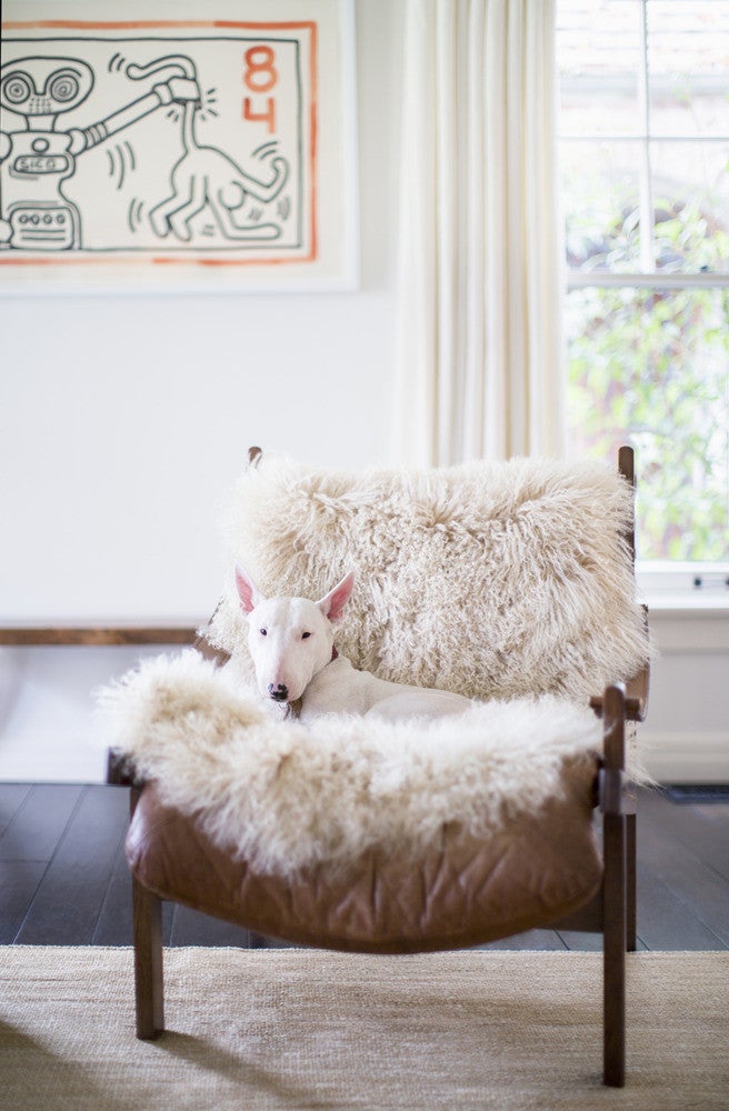 white-furry-chair