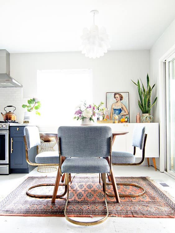 before-and-after:  how to redo kitchen floors on a budget