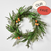 Christmas Wreath with Oranges Green - Threshold designed with Studio McGee