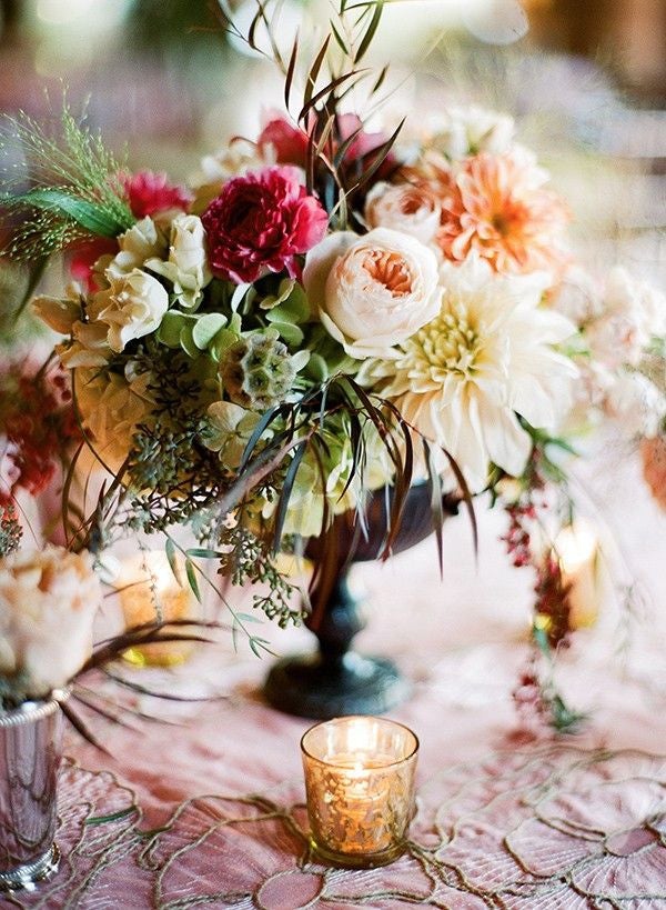 how to decorate with fall florals