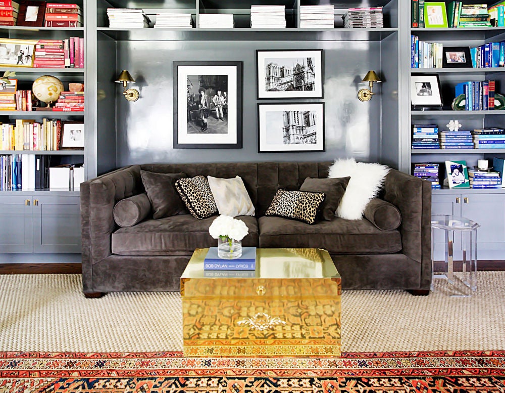 Gold and Gray Gallery Wall