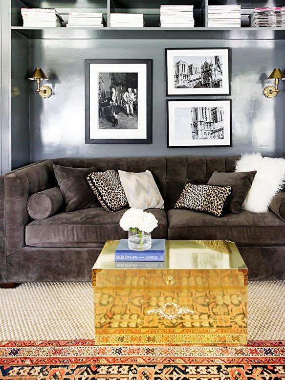 Gold and Gray Gallery Wall