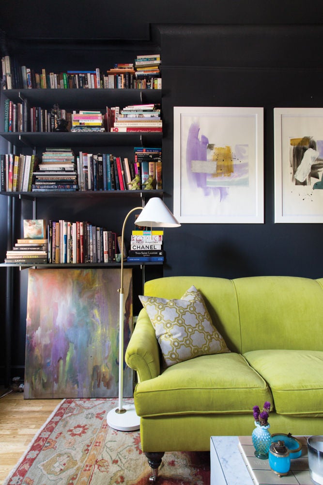 Black and Green Living room