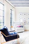 Blue and White Living room