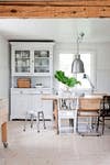 Silver and White Kitchen