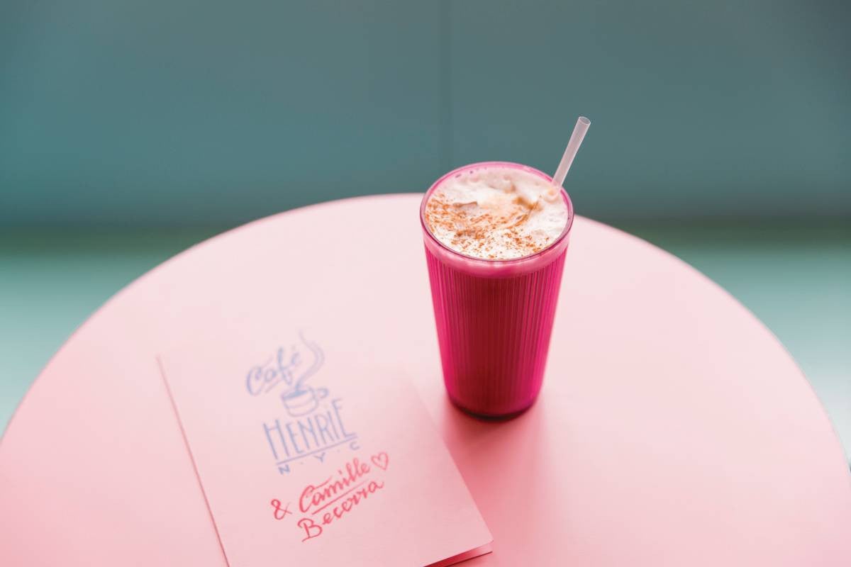 Cafe Henri NYC Pink Drink