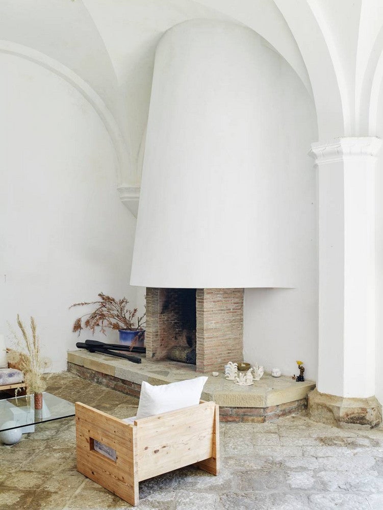 Villa Lena Tuscany Taupe and White Living room