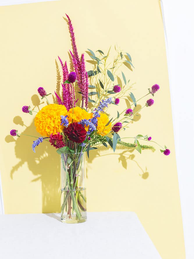How to Turn Supermarket Flowers into Cool Bouquets